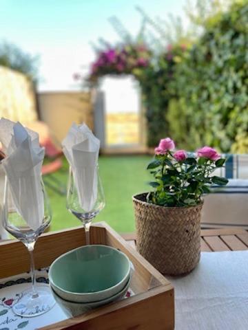 Beach Flat With Garden Castelldefels Buitenkant foto